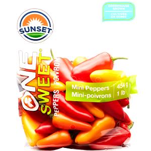 1 cup (225 g) Mini Sweet Peppers