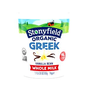 1 cup (225 g) Organic Greek Whole Milk Vanilla Bean Yogurt