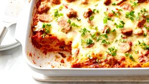 1 cup (226 g) Lasagna Italian Style Meatball