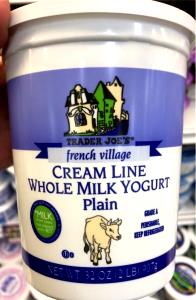 1 cup (227 g) French Village Cream Line Yogurt