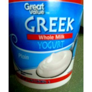 1 cup (227 g) Greek Yogurt Plain Whole Milk