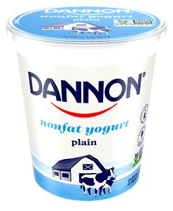 1 cup (227 g) Nonfat Yogurt Unsweetened Plain