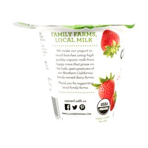 1 cup (227 g) Organic Lowfat Strawberry Yogurt