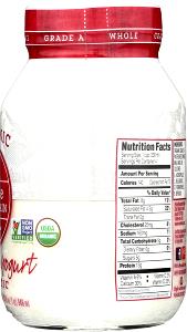 1 cup (236 ml) Organic Bulgarian Yogurt