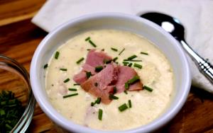 1 cup (240 g) Go Soup Smoky Ham & Potato with Cheese