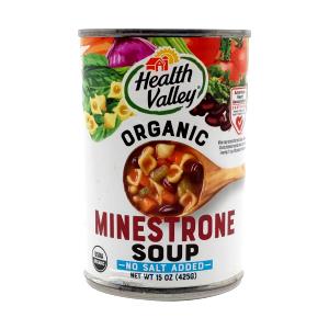 1 cup (240 g) Organic Minestrone Soup (No Salt Added)