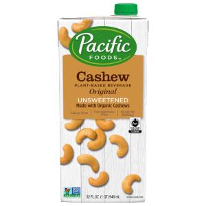 1 cup (240 ml) Cashew Non-Dairy Beverage Original Unsweetened