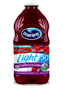 1 cup (240 ml) Grape Cranberry Light Juice Beverage