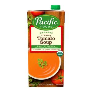 1 cup (240 ml) Organic Light Sodium Creamy Tomato Soup