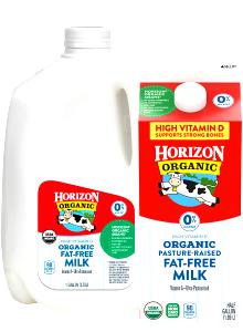 1 cup (240 ml) Organic Skim Milk