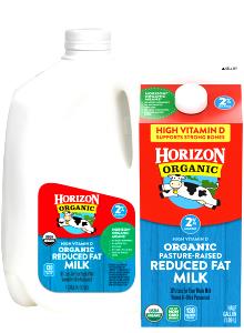 1 cup (240 ml) Organics 2% Lowfat Milk