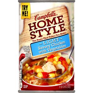 1 cup (240 ml) Select Harvest Light Savory Chicken with Vegetables Soup