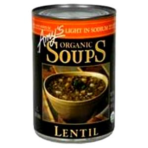 1 cup (245 g) Light in Sodium Organic Lentil Soup