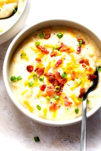 1 cup (245 g) Loaded Baked Potato Soup with Bacon