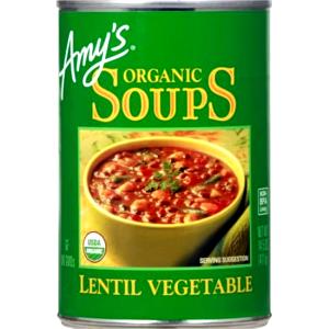 1 cup (245 g) Organic Lentil Vegetable Soup