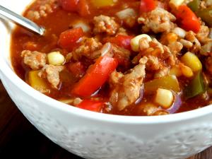 1 cup (245 g) Spicy Chicken Chili