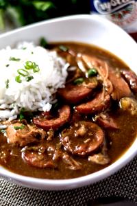 1 cup (249 g) Creole-Style Chicken Gumbo