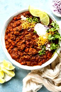 1 cup (249 g) No Beans Chili Con Carne