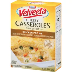 1 cup (2.5 oz) Velveeta Cheesy Casseroles - Chicken Pot Pie