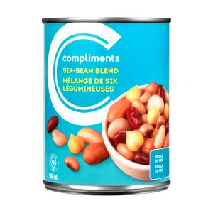 1 cup (250 ml) Six Bean Mix