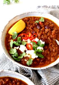 1 cup (255 g) Vegetarian Chili