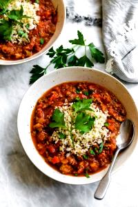 1 cup (258 g) Hearty Stuffed Pepper Soup