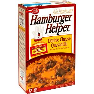 1 cup (27 g) Hamburger Helper - Mexican Double Cheesy Quesadilla