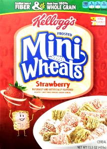 1 cup (55 g) Bite Size Frosted Wheat Cereal - Strawberry Cream