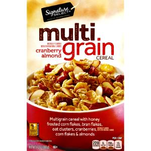 1 cup (55 g) Multigrain with Yogurt Cranberries Cereal