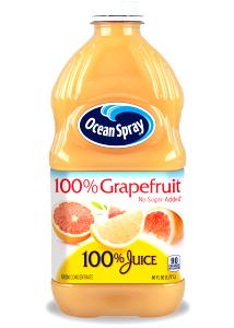 1 Cup (8 Fl Oz) Grapefruit Juice Drink