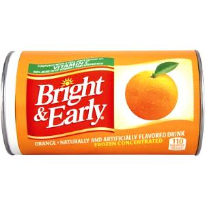 1 Cup (8 Fl Oz) Orange Breakfast Drink (made From Frozen Concentrate)