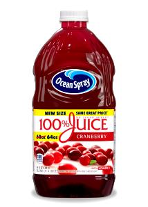 1 Cup (8 Fl Oz) Orange Cranberry Juice Drink