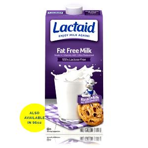 1 cup (8 oz) Lactose Free Fat Free Milk