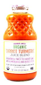 1 cup (8 oz) Organic Carrot Turmeric Juice Blend