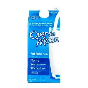 1 cup (8 oz) Over The Moon Fat Free Milk