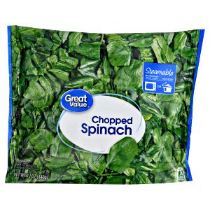 1 cup (81 g) Chopped Spinach