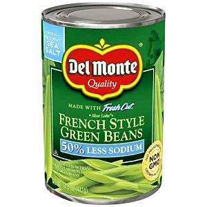 1 cup (83 g) French Style Green Beans