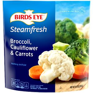 1 cup (90 g) Steamfresh Broccoli, Carrots, Sugar Snap Peas & Water Chestnuts