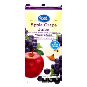 1 Cup Apple Grape Juice