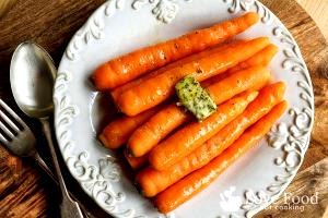 1 Cup, Baby Cooked Carrots (from Frozen, Fat Added in Cooking)