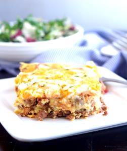 1 Cup Bacon Cheeseburger Casserole