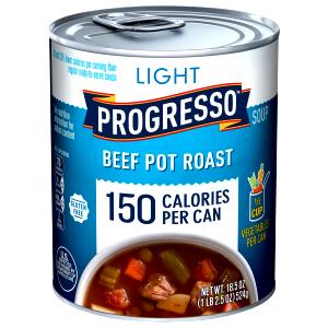 1 Cup Beef Pot Roast Soup, Light, Rts