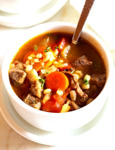 1 Cup Beef W/Roasted Barley Soup, Rts