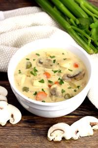 1 Cup Chicken Mushroom Chowder Soup, Rts