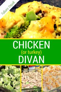 1 Cup Chicken or Turkey Divan