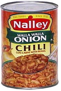 1 Cup Chili, Walla Walla Onion W/Beans, Rts