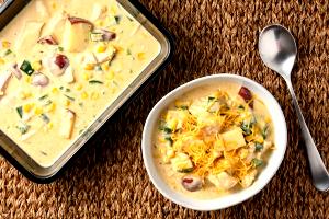 1 Cup Chowder, Chicken, Corn & Poblano Peppers - Concentrate