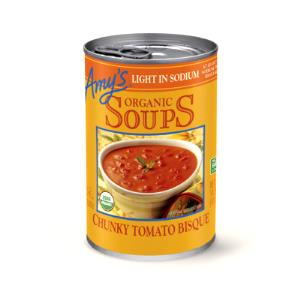 1 Cup Chunky Tomato Bisque Soup, Less Sodium