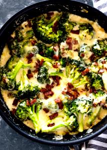 1 Cup Cooked Broccoli with Cream Sauce (from Fresh)