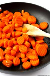 1 Cup Cooked Glazed Carrots (from Frozen)